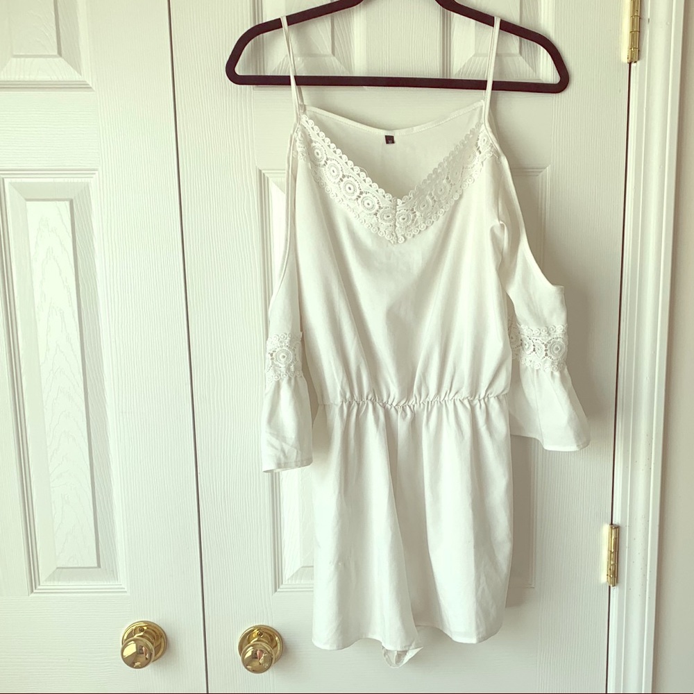 Cute White Romper